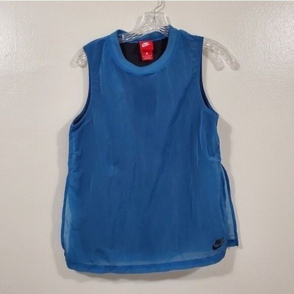 Nike Sportswear Tech Hypermesh Tank Top Teal Size XS - Picture 3 of 13